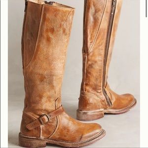 Bed Stu Glaye Tan Leather Boots